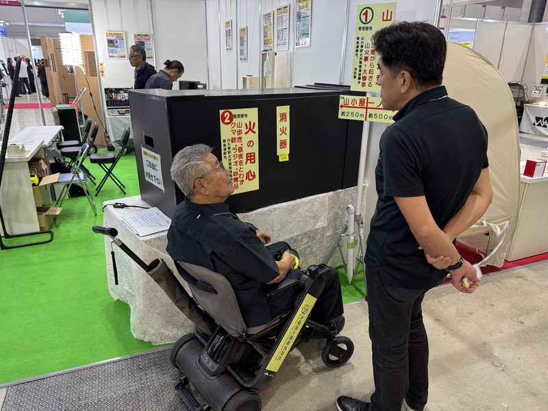 RISCON TOKYO 2025 製品説明の様子